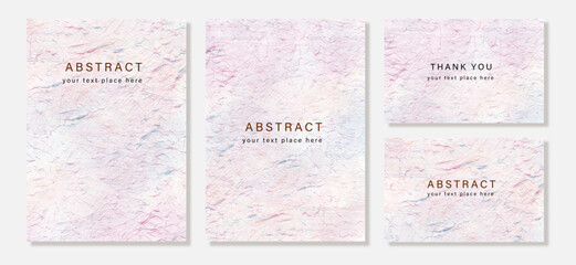 multipurpose soft pastel abstract texture set with subtle Crumpled paper effect