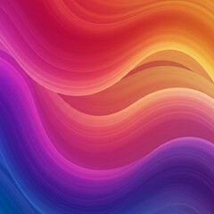 Obraz premium Fluid Rainbow Hues: Abstract Wave Art
