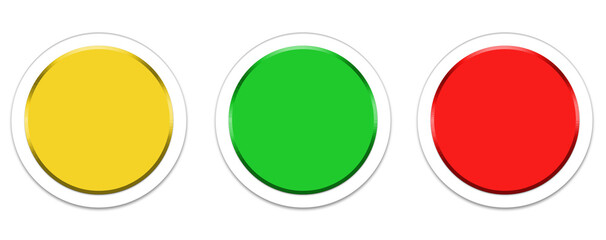 Multi color 3d circle icon background for web or print design element
