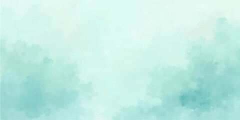 Abstract blue watercolour background with sky clouds nature and bright sunlight atmosphere vintage texture