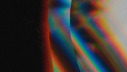 gradient waves with vivid rainbow spectrum on dark background. Minimal futuristic art with smooth transitions and glowing color lines.