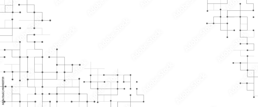 Poster vector geometric squares technology pattern design