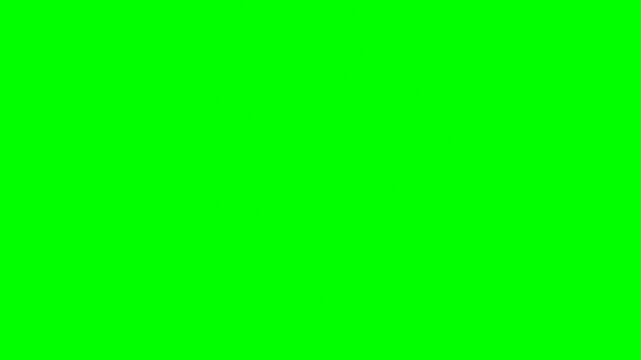 Explosion on green screen, Nuclear explosion