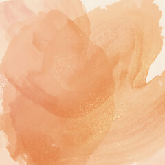 Fototapeta premium The text describes a warm apricot gold light smudge abstract background.