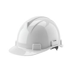 Fototapeta premium White Construction Helmet isolated On White Background