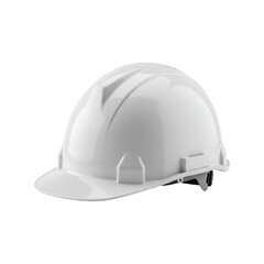 Fototapeta premium White Construction Helmet isolated On White Background