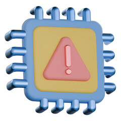 Cybersecurity 3D Icon Colorful Style