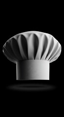 Chef's Hat: Monochrome Elegance, Dramatic Lighting
