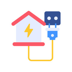 Energy Load flat color icon