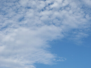 blue sky cloudscape background
