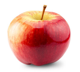 red apple isolated on white background