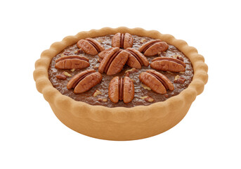 Isolated Pecan Pie Warm Comfort Food Thanksgiving