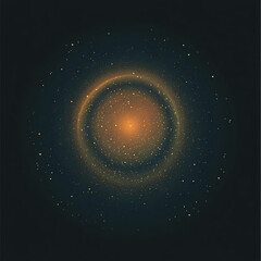 A circle with the glow quot in the dark