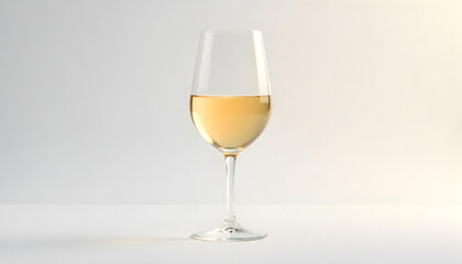Fototapeta premium wine glass isolated on white background