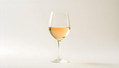 Fototapeta premium wine glass isolated on white background