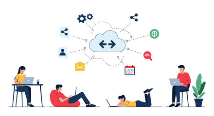 The modern digital workspace empowering teams through seamless cloud connectivity and collaboration tools for enhanced productivity