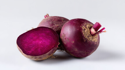 Produce plant concept Fresh produce from plant, these vibrant vegetables showcase their unique shape and texture, perfect for healthy meals