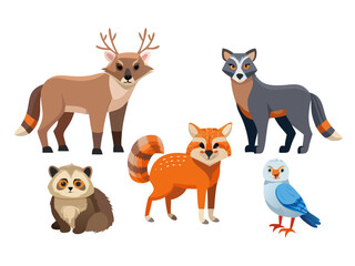 Naklejka premium collection of animals