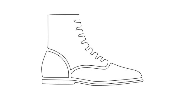 Running shoe icon, outline style. Running shoe icon. Outline running shoe vector icon for web design 