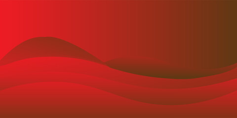 Vector red line background curve element with white space for text and message design, overlapping layers, vector