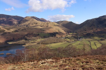 Lake district national park, England, west lakes fells