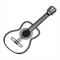 Obraz premium An Acoustic's Guitar Soulful Strum