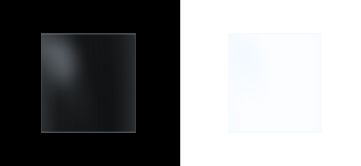 Realistic transparent glass plate PNG for product showcases or infographics. Glossy frame with light reflections and modern texture. PNG overlay, high resolution.