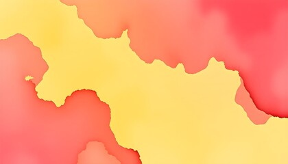 추상수묵화배경노란색자주색혼합