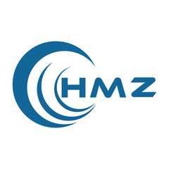 HMZ letter design. HMZ letter technology logo design on a white background. HMZ Monogram logo design for an entrepreneur and business.