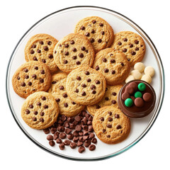 cookies transparent background plate