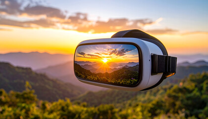 VR Sunset Mountain View.