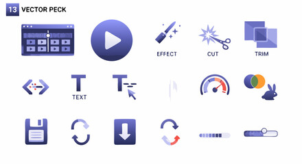 Assortment of Digital Design and Editing Tools for Creative Projects Graphic Art Collection