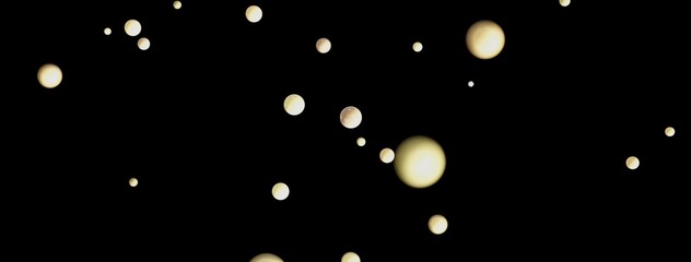 Abstract image of glowing orbs, perfect for backgrounds or design elements.