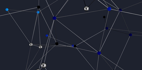 Modern abstract network design.  Perfect for technology, connection, and communication concepts.