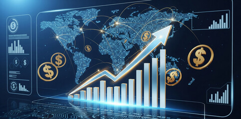 Global Business Strategy Concept