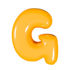 3d golden alphabet letter