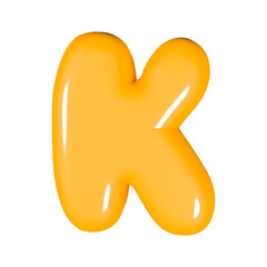 3d golden alphabet letter