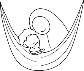 happy family coloring page