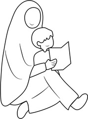happy family coloring page