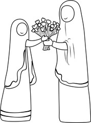 happy family coloring page