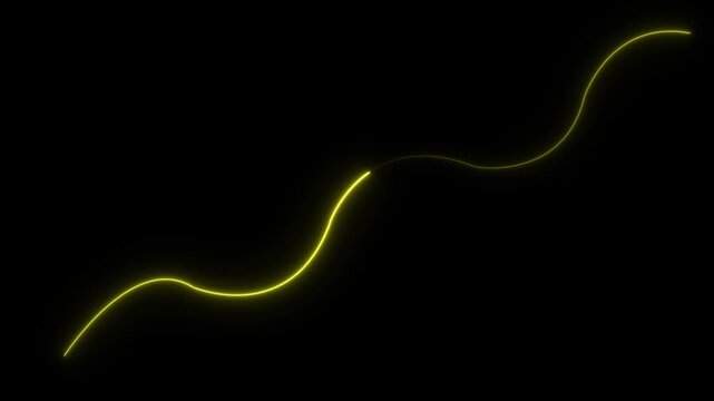 Neon glowing arrow up business graph icon animation .Neon business chart growth concept black background . 4k video....