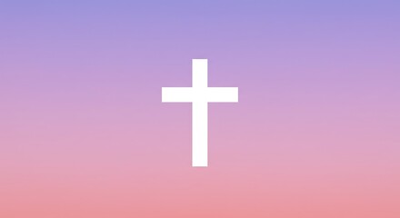 Obraz premium cross in the sky