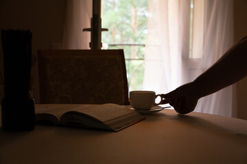 young woman working on laptop