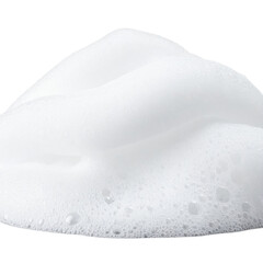 Obraz premium A soft, white foam mound, featuring delicate bubbles and a smooth texture.