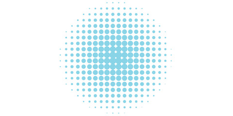 Abstract halftone dots backgroundHalftone circle frame dotted background set.