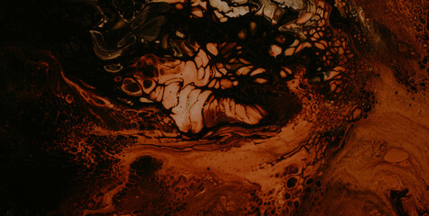 Liquid and Water Patterns in a Grunge Art Illustration