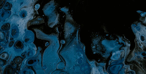 Obraz premium Liquid and Water Patterns in a Grunge Art Illustration