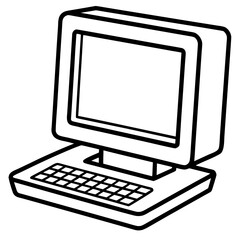 Fototapeta premium vector computer icon