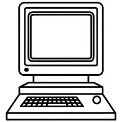 illustration of computer