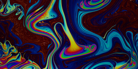 Obraz premium A Grunge and Water Pattern in a Colorful Artistic Design 